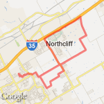 3 Schertz Cibolo 15 Miler route map