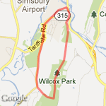 Thursday 8/16 route map