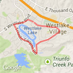 Westlake Lake Route route map