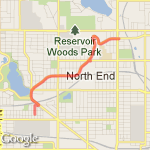 wheelock 5M route map