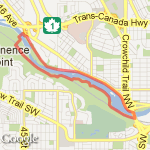 Edworthy-Crowchild Loop route map