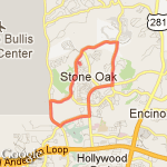stone oak 9.5 mile route route map