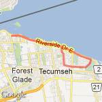 almost 10 miles route map