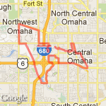 14 neighborhood run route map