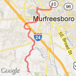 long distance greenway route map