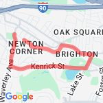 Newton route map