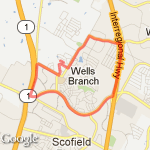 6M Freeway Run route map