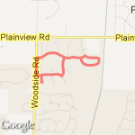 inner circle and back loop route map