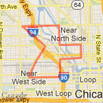 Randolph to Division route map