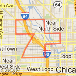 Randolph, Ashland & Division route map