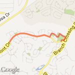 1.5 from Terramont Park route map