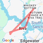 5 mile out n back route map