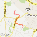 town forest via woodhaven route map