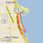 CrossFit 5k route map