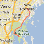10 mile New Rochelle - Pelham Route route map