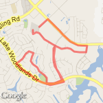 5miler at Villa route map