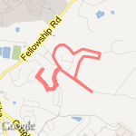 3 miles start finish at house route map