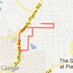 One more 3 mile route map