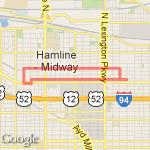 Y AND BACK route map