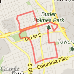 TJ and 2nd Street Loop route map