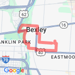 4.5 miles route  route map