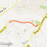 2mile Warm Up! route map