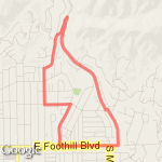 3 1/2 Miles route map