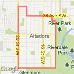 5K (ish) Quickie route map