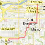 5K Ninja Route Home route map