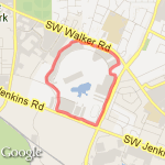 Nike Trail route map