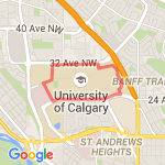 University of Calgary Outer Loop route map