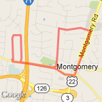 Montgomery Zig Zag route map