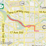 A saturday Something route map