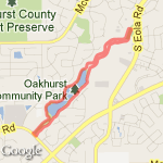 1.19 miles and 2.63 miles route map