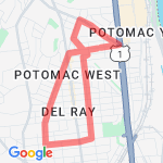 neighborhood run route map