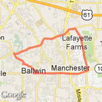 Wiedman loop route map