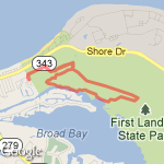 six mile state park loop route map