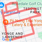 10 km Route route map