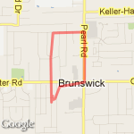 2 mile route route map