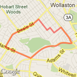 Adams/Beal Loop route map