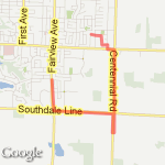 Sunday aug 26 route map