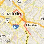 DNC Bike Route route map