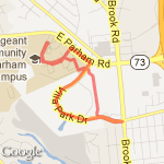 Villa Park Loop route map