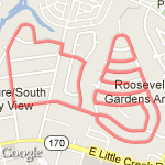 Buffalo Run route map