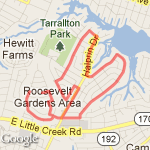 Norristown Run route map