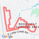 Sunset Run route map