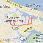 Tidal Run route map