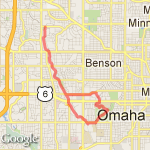 10 mile Biking route map