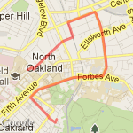 3 mi Chevron route map