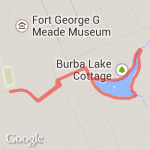 1 Lap Burba route map